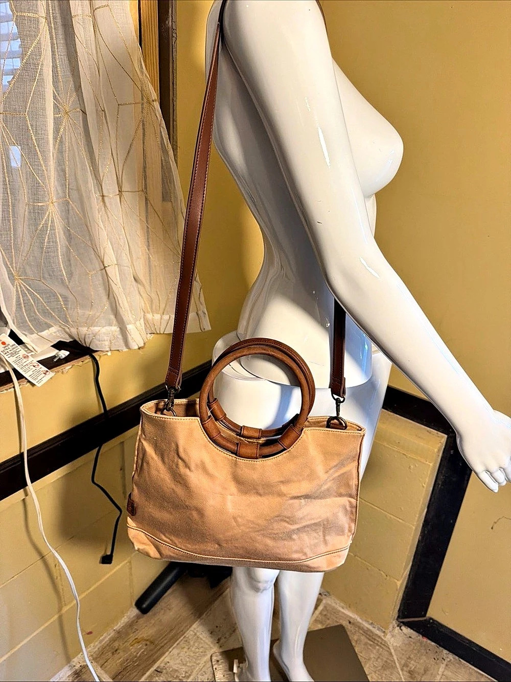 Fossil Brown & Tan Shoulder Bag